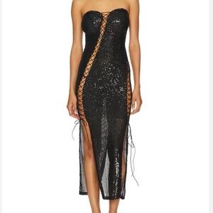 God Save Queens Sequined Lara Dress
